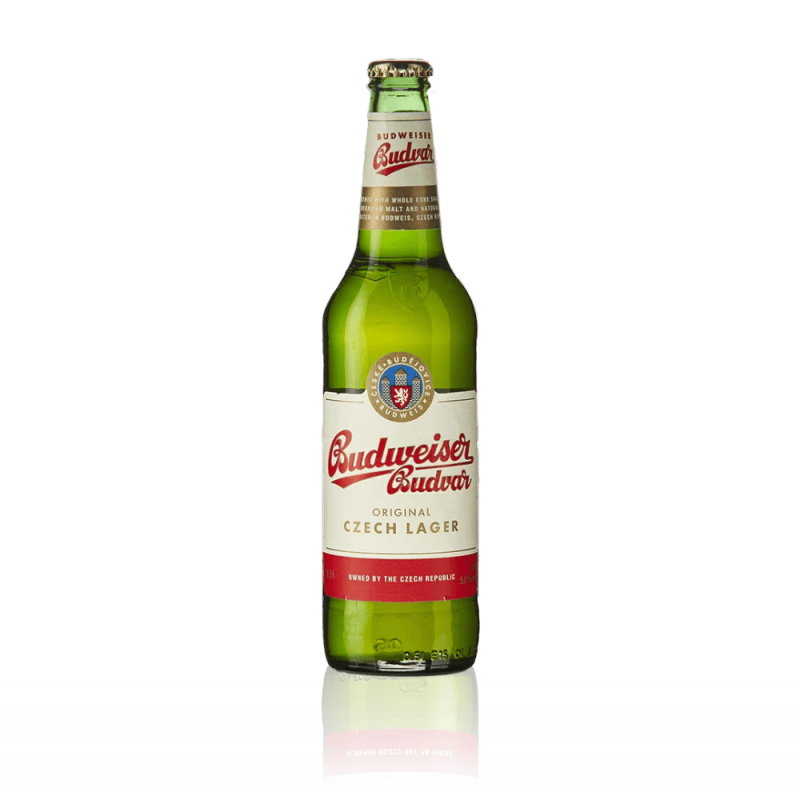 Bière Blonde Budweiser Budvar Original - Etiquette Bière Blonde Budweiser Budvar Original - Etiquette