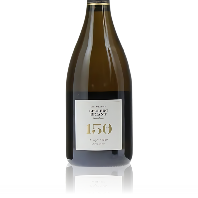 Champagne Leclerc Briant 150ème anniversaire - étiquette