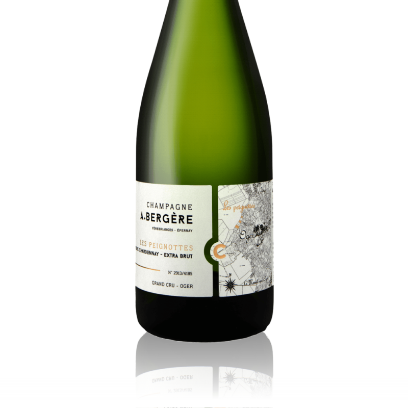 Champagne A.Bergère Les Peignottes - étiquette Champagne A.Bergère Les Peignottes - étiquette