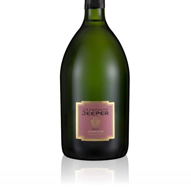 Champagne Jeeper Grand Rosé - étiquette