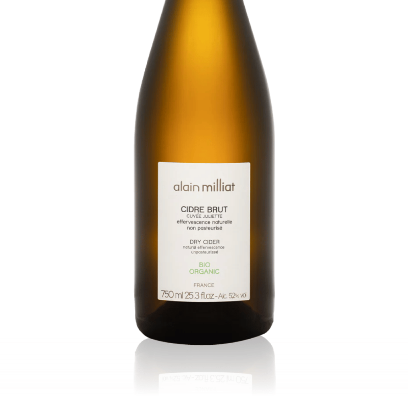 Cidre Bio Cuvée Juliette - Alain Milliat - étiquette