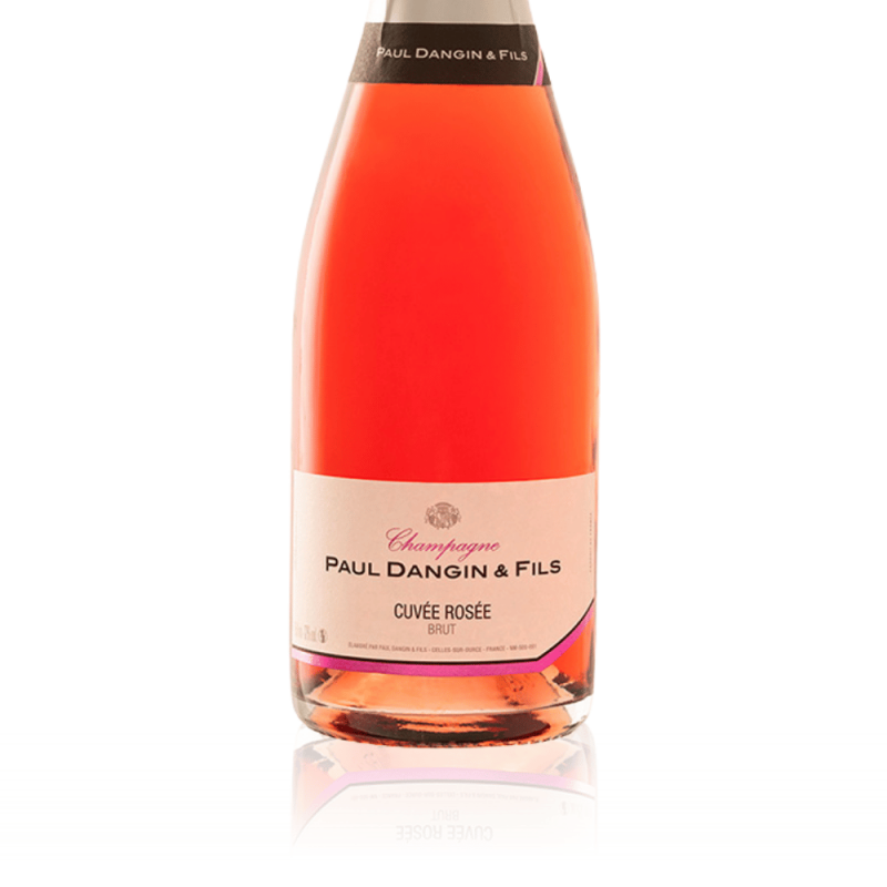 Champagne Paul Dangin & Fils Cuvée Rosé - étiquette Champagne Paul Dangin & Fils Cuvée Rosé - étiquette