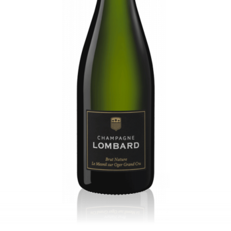 Magnum Champagne Lombard Le Mesnil-sur-Oger Grand Cru - étiquette