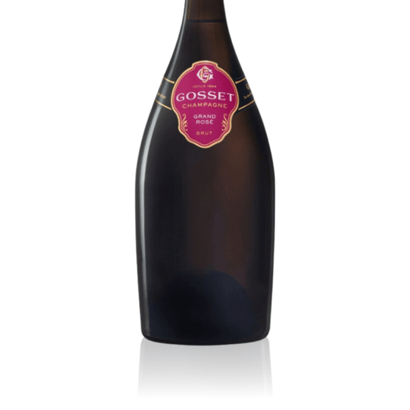 Champagne Gosset Grand Rosé - étiquette