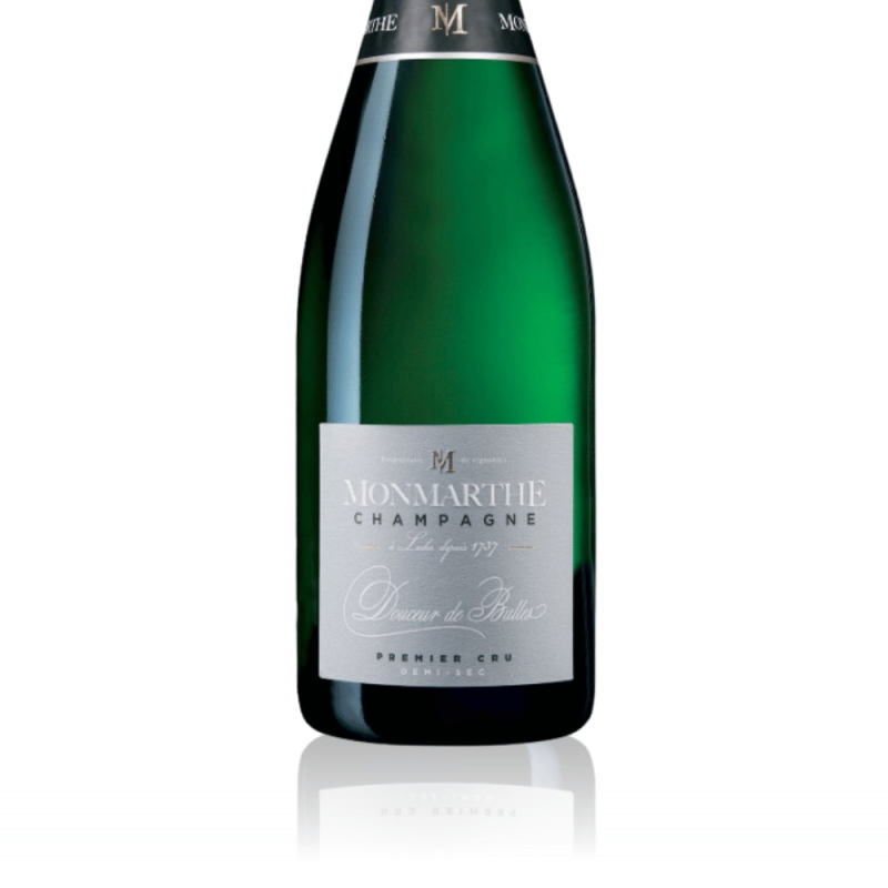 Champagne Monmarthe Douceur de Bulles Premier Cru Demi-sec - étiquette Champagne Monmarthe Douceur de Bulles Premier Cru Demi-sec - étiquette