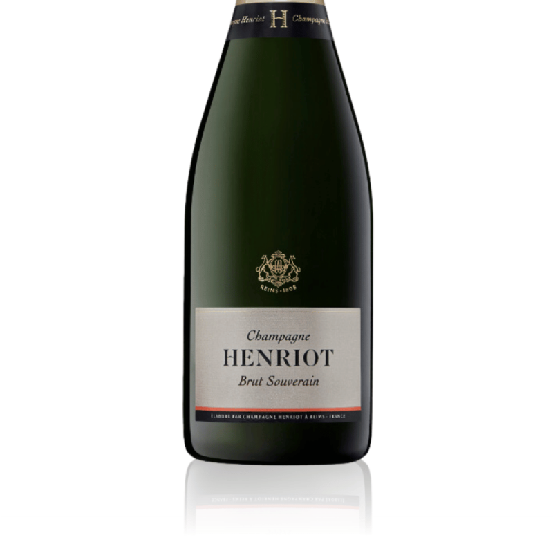 Champagne Henriot Brut Souverain - étiquette Champagne Henriot Brut Souverain - étiquette