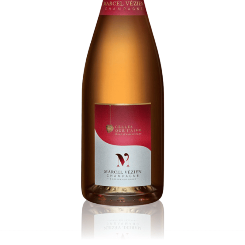 Champagne Marcel Vézien Celles que J'Aime - étiquette