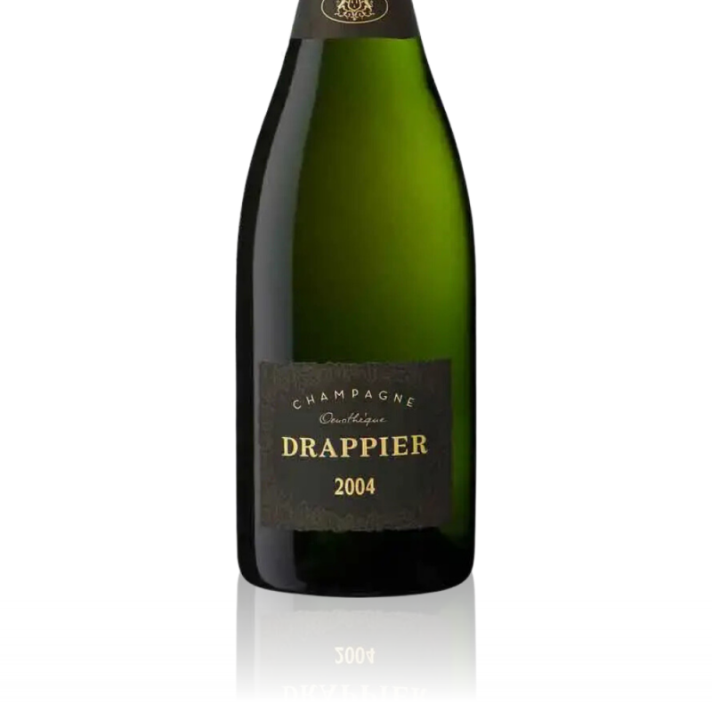 Champagne Drappier Oenothèque 2004 étiquette Champagne Drappier Oenothèque 2004 étiquette