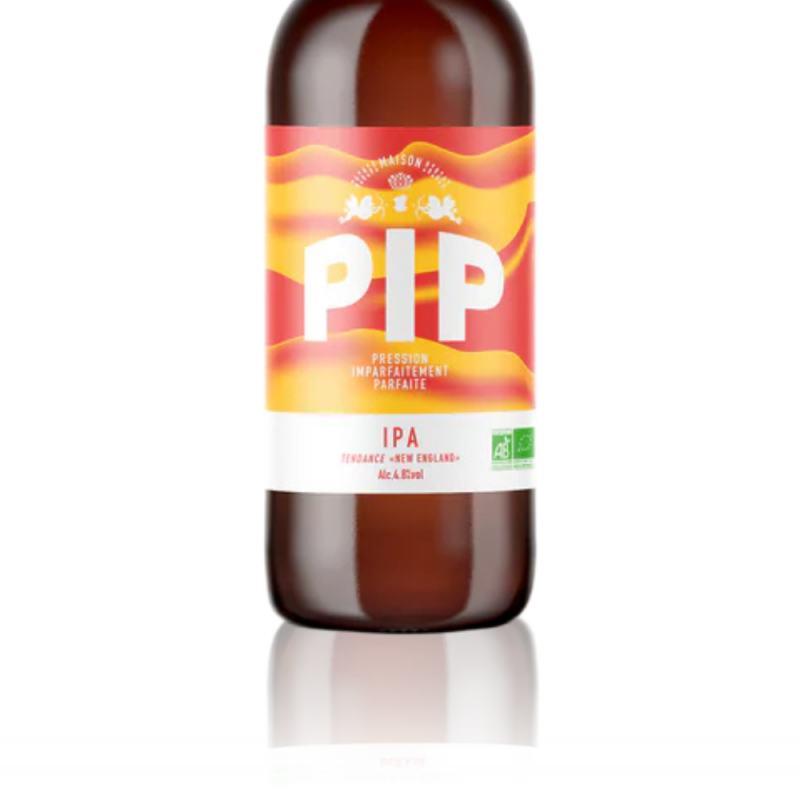 Bière Double IPA - Brasserie PIP - étiquette Bière Double IPA - Brasserie PIP - étiquette