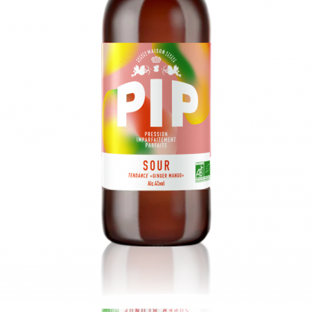 Bière Sour Abricot Macias - Brasserie PIP - Etiquette Bière Sour Abricot Macias - Brasserie PIP - Etiquette