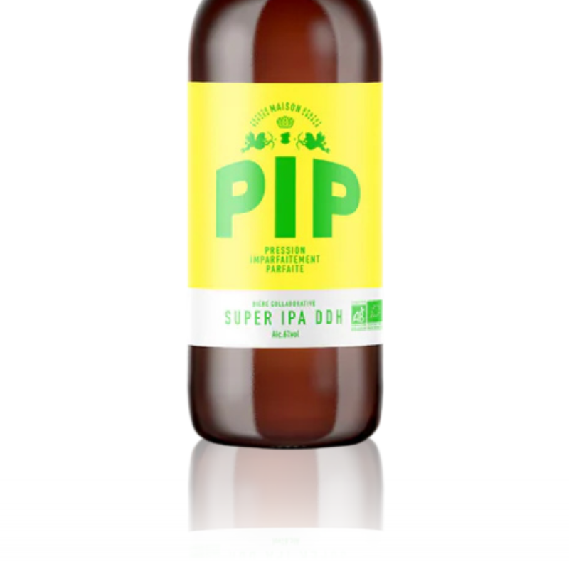 Bière Super IPA DDH - Brasserie PIP - étiquette