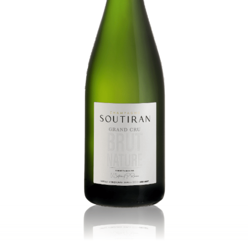 Champagne Soutiran Brut Nature Grand Cru - étiquette
