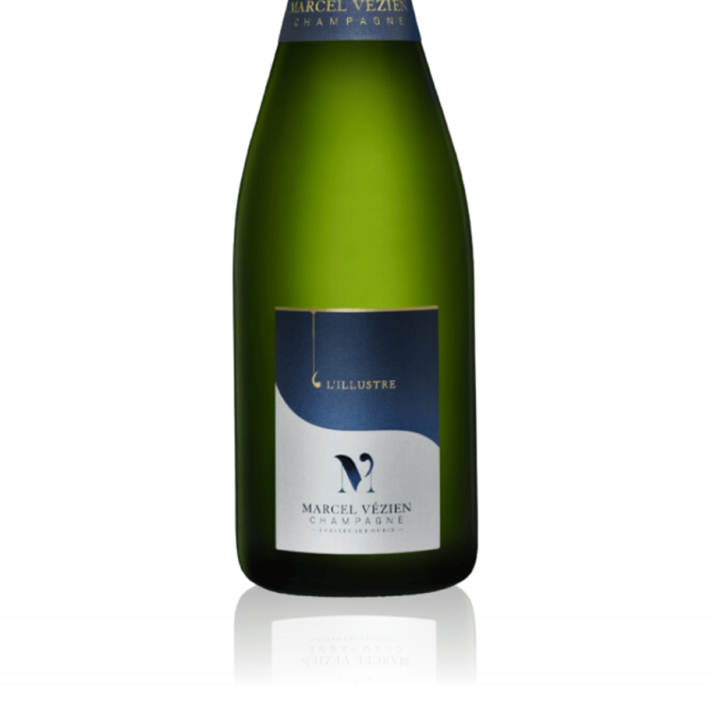 Champagne Marcel Vézien L'Illustre - étiquette Champagne Marcel Vézien L'Illustre - étiquette