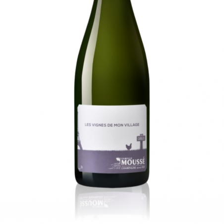 Champagne Moussé Fils - Les Vignes de mon Village - Etiquette Champagne Moussé Fils - Les Vignes de mon Village - Etiquette