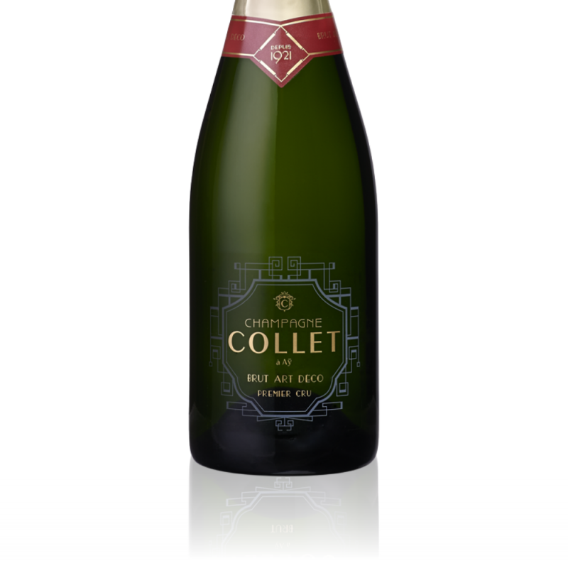 Champagne Collet Art Deco Brut 1er Cru  - Etiquette