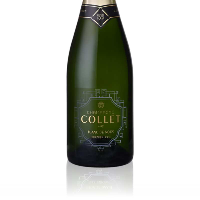 Champagne Collet 1er Cru Blanc de Noirs - Etiquette