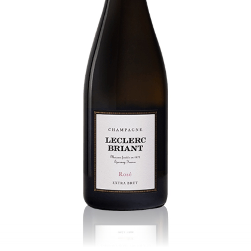Champagne Leclerc Briant Rosé Extra Brut - Etiquette