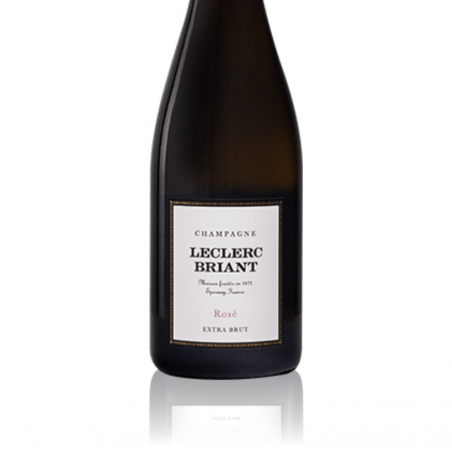 Champagne Leclerc Briant Rosé Extra Brut - Etiquette Champagne Leclerc Briant Rosé Extra Brut - Etiquette