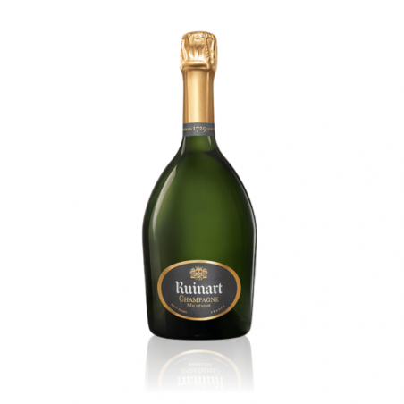 Champagne R de Ruinart 2016 - étiquettes abîmées