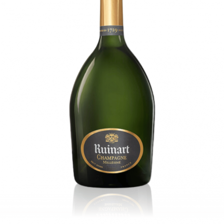 Champagne R de Ruinart 2016 - étiquettes abîmées étiquette
