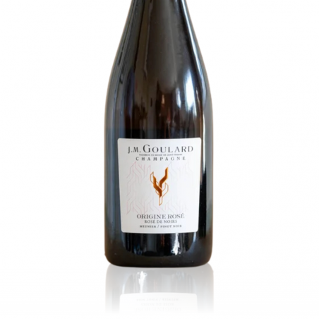 Champagne J.M.Goulard - Origine Rosé - Etiquette Champagne J.M.Goulard - Origine Rosé - Etiquette