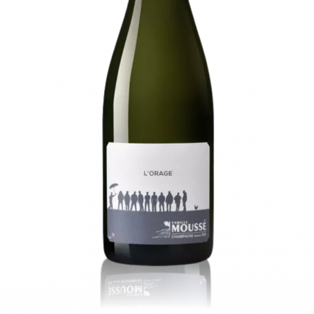 Champagne Moussé - L'Orage - Etiquette Champagne Moussé - L'Orage - Etiquette