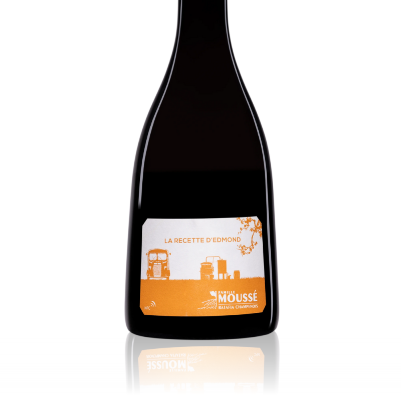 Champagne Moussé - La Recette d'Edmond - Etiquette Champagne Moussé - La Recette d'Edmond - Etiquette