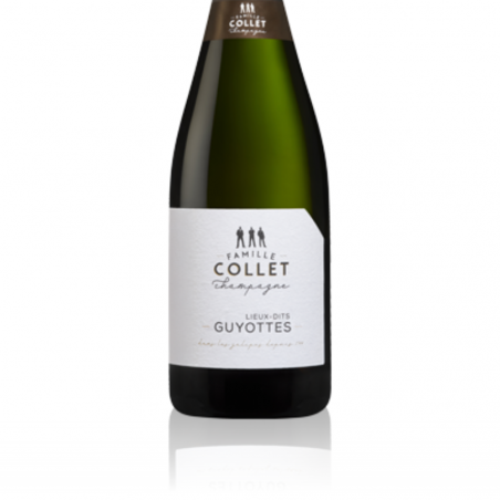 Champagne Famille Collet - Les Guyottes 2018 - Etiquette Champagne Famille Collet - Les Guyottes 2018 - Etiquette