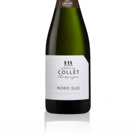 Champagne Famille Collet - Nord Sud - Etiquette Champagne Famille Collet - Nord Sud - Etiquette