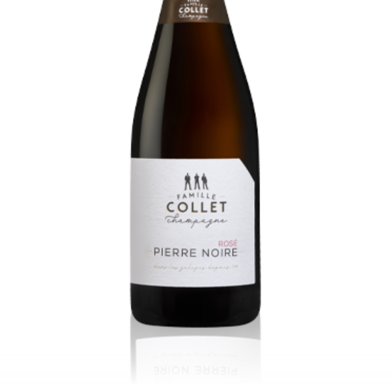 Champagne Famille Collet - Pierre Noire Rosé - Etiquette
