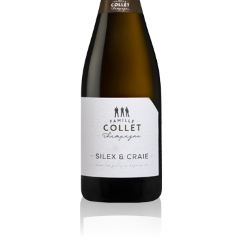 Champagne Famille Collet - Silex et Craie - Etiquette