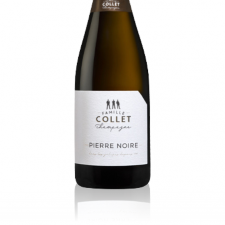 Champagne Famille Collet - Pierre Noire - Etiquette Champagne Famille Collet - Pierre Noire - Etiquette
