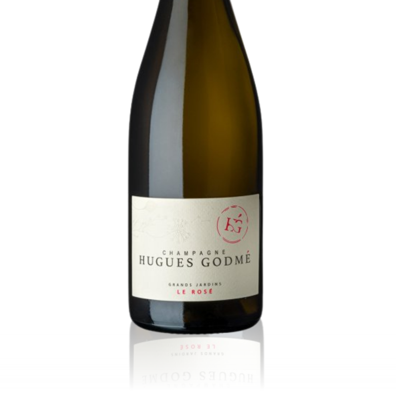Champagne Hugues Godmé - Grands Jardins Rosé  - etiquette