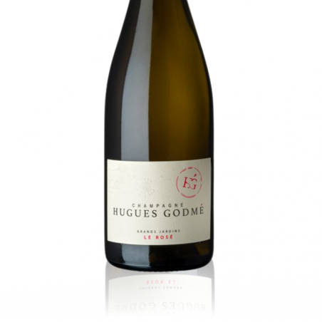Champagne Hugues Godmé - Grands Jardins Rosé - etiquette Champagne Hugues Godmé - Grands Jardins Rosé - etiquette