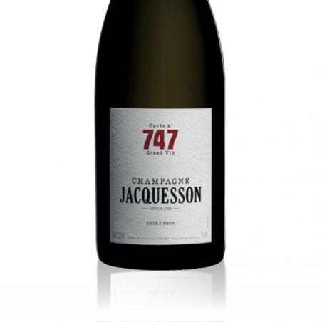 Champagne Jacquesson Cuvée n°747 - étiquette Champagne Jacquesson Cuvée n°747 - étiquette