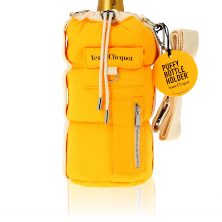 Champagne Veuve Clicquot avec étui Puffy Holder - étiquette