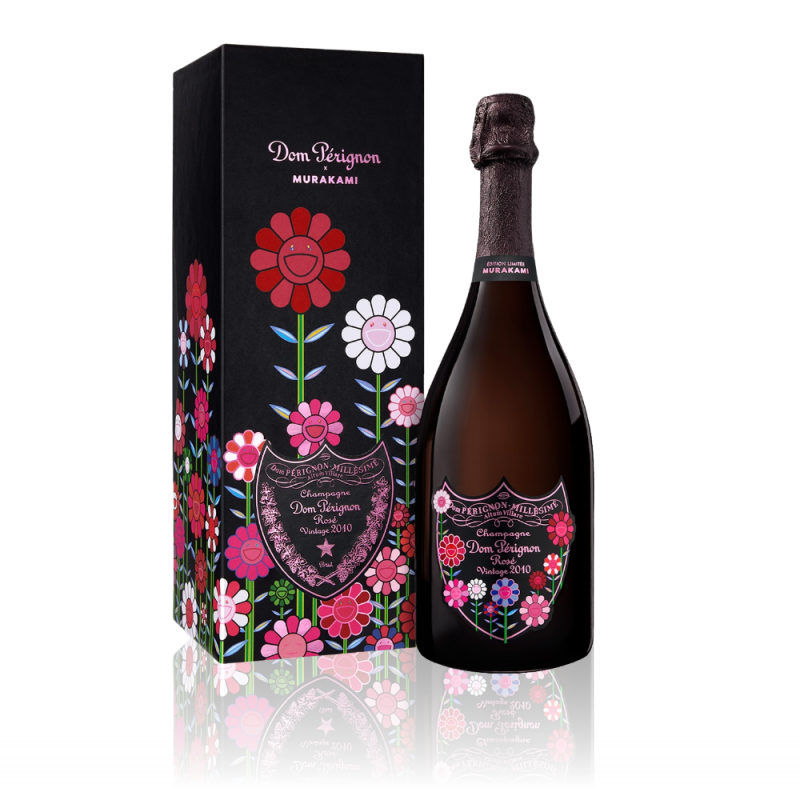 Champagne Dom Pérignon x Takashi Murakami Rose 2010