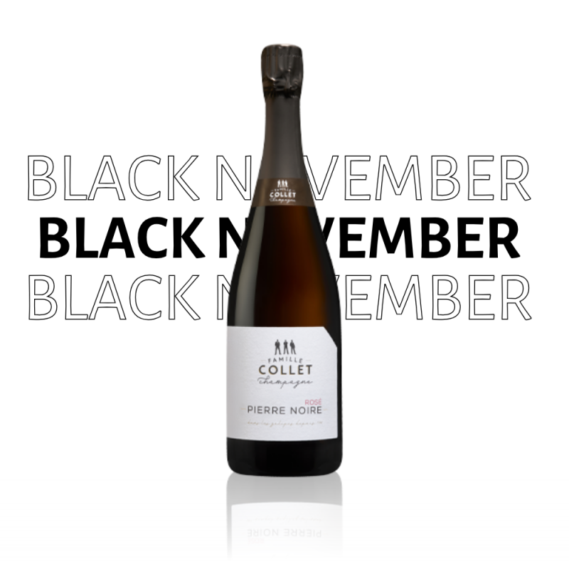 Champagne Famille Collet - Pierre Noire Rosé - Black Friday