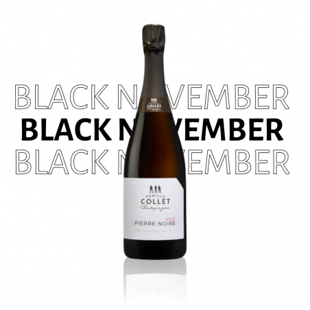 Champagne Famille Collet - Pierre Noire Rosé - Black Friday