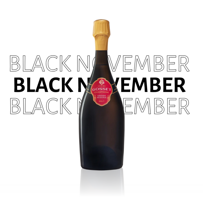 Champagne Gosset Grande Réserve Black Friday