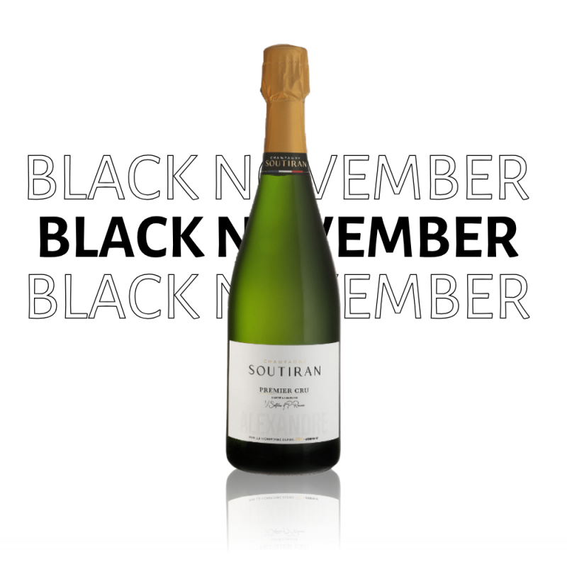 Champagne Soutiran Cuvée Alexandre 1er Cru Black Friday