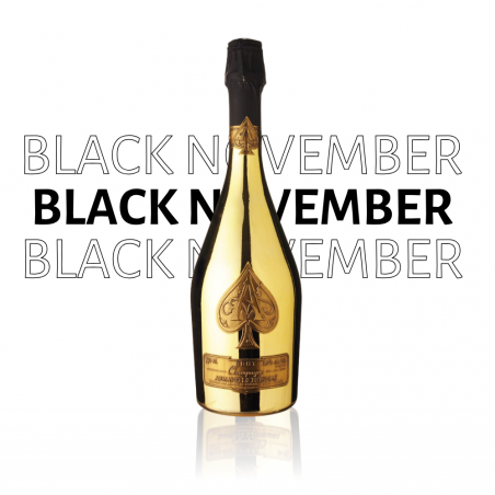 Champagne Armand de Brignac Gold Coffret Laqué Black Friday