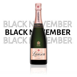 Champagne Lanson Le Rosé Black Friday