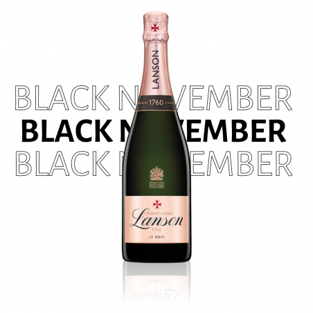 Champagne Lanson Le Rosé Black Friday