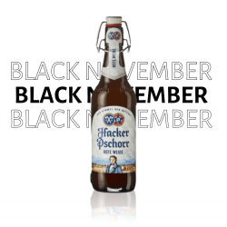Bière Blanche Hacker Pschorr Hefe Weiss Black Friday