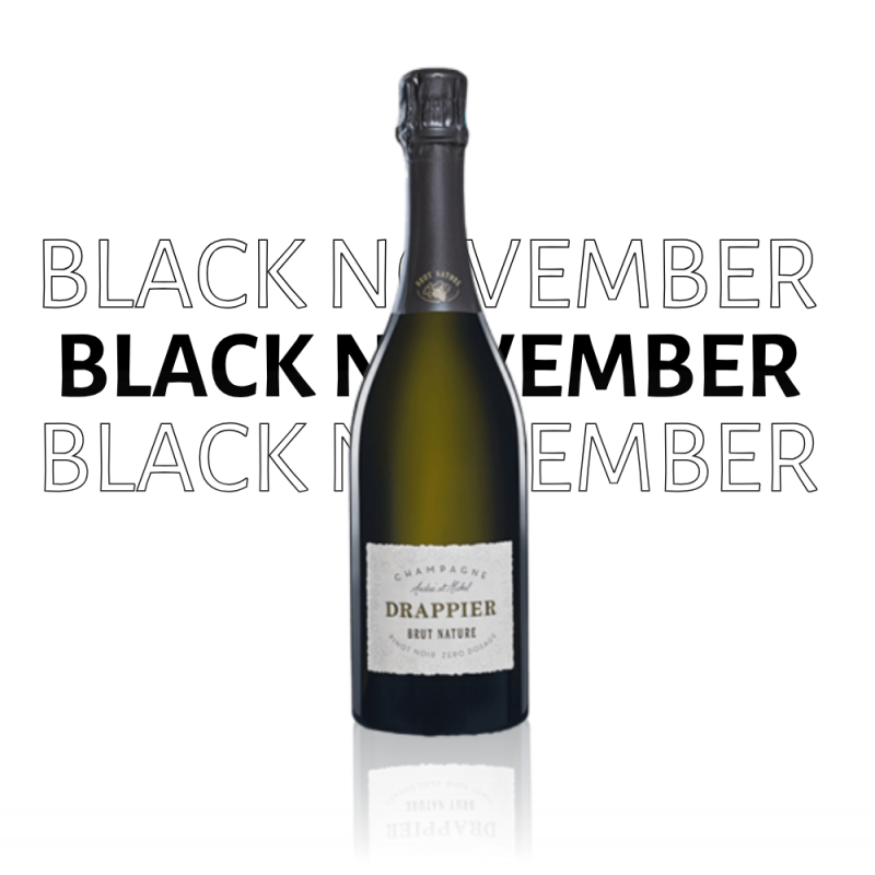 Champagne Drappier Brut Nature - Black Friday