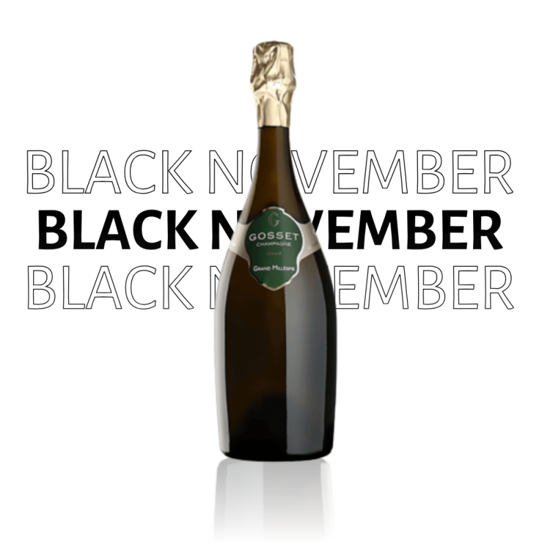 Champagne Gosset Grand Millésime 2015 - Black Friday