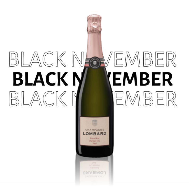 Champagne Lombard Extra Brut Premier Cru Rosé - Black Friday