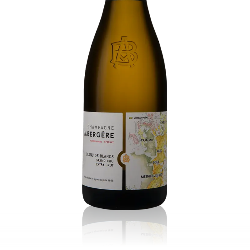 Champagne A.Bergère Grand Cru Blanc de Blancs - etiquette