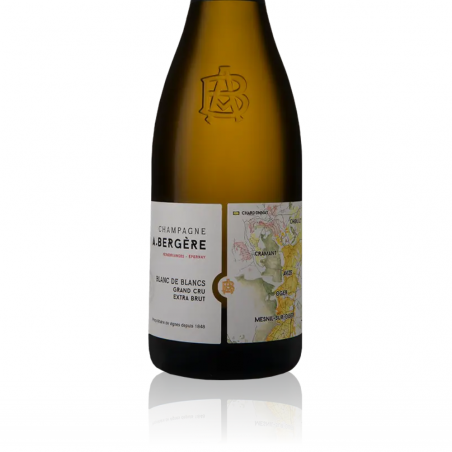Magnum Champagne A.Bergère Grand Cru Blanc de Blancs - etiquette